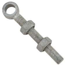 Adjustable Gate Eye - 150mm for 22mm Pin - Galvanised - Pair