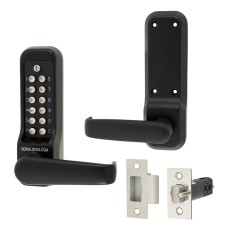 Borg BL7001 Easicode Pro External Marine Grade Heavy Duty Push Button Code Lock and Latch - Black