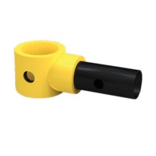FibreRail Mid Rail - Key Clamp System - Single - Yellow