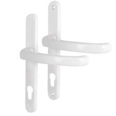 Fab & Fix Balmoral uPVC Extended Multipoint Door Handle - 92mm c/c - White