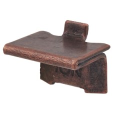 Exel Heavy Duty Raised Bookcase Clip - Bronze Plated - Pack of 10