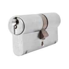 Eurospec 10 Pin 70mm Euro Double Cylinder - 35 + 35mm - Satin Chrome - Keyed to Differ