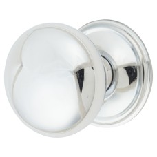 From The Anvil Mushroom Round Cabinet Knob - 38mm Diameter - Polished Chrome