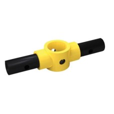 FibreRail Mid Rail - Key Clamp System - Double - Yellow