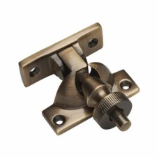 Exel Brighton Screw Pattern Sash Window Fastener - 58 x 22mm - Antique Brass