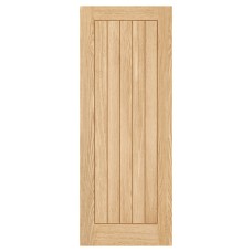 LPD Belize 5 Panel Pre-Finished Solid Internal FD30 Fire Door - 1981 x 838 x 44mm - Oak 