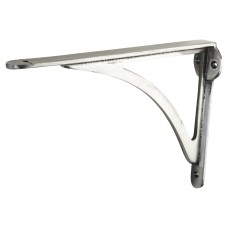 Olde Forge Curved Shelf Bracket - 249 x 174mm - Pewter