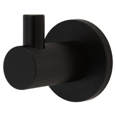 Exel Lines Single Coat Hook - 50 x 25mm - Matt Black
