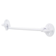 Exel Cabin Hook & Eye - 200mm Length - White Iron