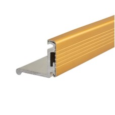 Sealmaster Cyclone Seal - 1000mm Length - CCG Trim Seal - Inward Opening Doors - Gold Anodised