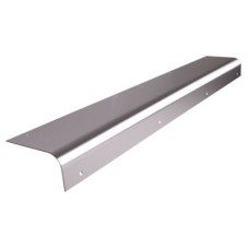 Exel Stainless Steel Round Nose Door Step - 750 x 100mm - Satin