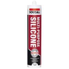 Soudal Multi-Purpose Silicone - 270ml - Brilliant White