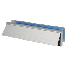 Lorient Firemaster Intumescent Letter Plate - Fire Rated - 304 x 70mm - Silver