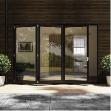 Barrier Vistafold Patio Bi-Folding Door Kit - 2 Door - 44mm Door Thickness - Right Hand - Gold