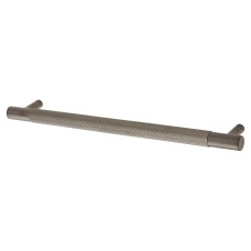 Alexander & Wilks Brunel 12mm Knurled T-Bar Cabinet Pull Handle - 192mm Centres - PVD Dark Bronze