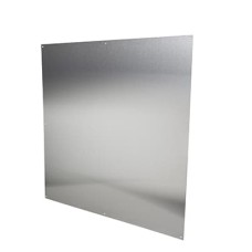 Exel Stainless Steel Kick Plate - Half Door Panel - 760 x 760 x 1.2mm - 8 Screw Holes - Satin