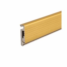 Sealmaster Cyclone Seal - 1000mm Length - CBG Trim Seal - Inward Opening Doors - Gold Anodised