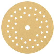 Mirka Gold Sanding Disc 42 Hole Multifit - 125mm Diameter - Grit 80 - Pack of 100