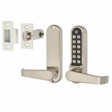 Borg BL5401 Easicode Pro Code Push Button Code Lock and Tubular Latch - Stainless Steel