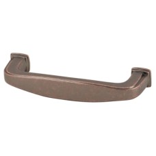 Exel Tate 13mm D-Bar Cabinet Pull Handle - 76mm Centres - Antique Copper