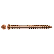 SPAX T-Star Plus Cylindrical Head Decking Screw - 5.0 x 50mm - A2 Antique Stainless Steel - Pack 200