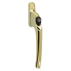 ERA uPVC Maxim Inline Espagnolette Locking Multipoint Multi-Spindle Window Handle - Dual - Pol Gold