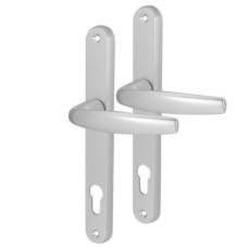 Hoppe Atlanta 1530/3830N uPVC Multipoint Door Handle - 140mm Bolt c/c - 92mm c/c - Silver