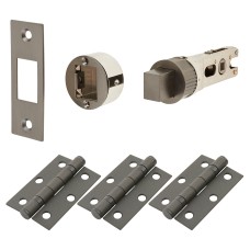 Jigtech Smartbolt Bathroom Bolt - 57mm Backset - Graphite Grey