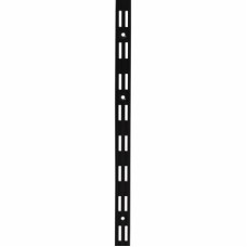 Exel Twin Slot Shelf Wall Upright - 1500mm Length - Black