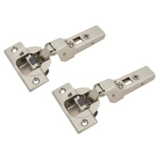 Blum CLIP Top Thick Door Soft Close Cabinet Hinge - 95° - Half Overlay - Zinc Plated - Pair