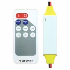 Integral LED RF Wireless Remote Control and 5V Receiver for Single Colour LED Strip Light