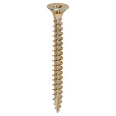 TIMCO Classic Pozi Countersunk Wood Screws - 5.0 x 50mm - Yellow Zinc - Pack of 200