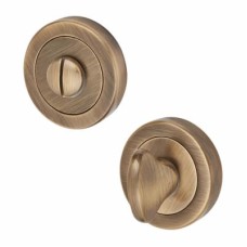 Hampstead Bathroom Turn & Release - 48mm Diameter - Antique Brass