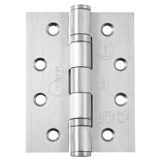 Eclipse Ball Bearing Grade 14 Butt Fire Door Hinge - 102 x 76 x 3mm - Satin Stainless - Pair