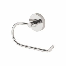 Croydex Romsey Round Toilet Roll Holder - 100 x 160 x 43mm - Polished Chrome