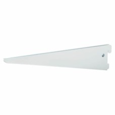 Exel Twin Slot Shelf Bracket - 270mm Length - White