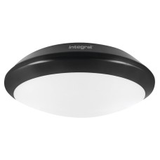 Integral LED 15W Tough-Shell+ LED Bulkhead Light with Emergency and Microwave - IP66 - 4000K - Black