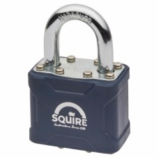 Squire Stronglock Laminated Steel Open Shackle Padlock - 44mm Body - 20 x 20mm Shackle - Blue
