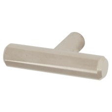 Exel 12mm T-Bar Cabinet Knob - 50 x 32mm - Polished Nickel