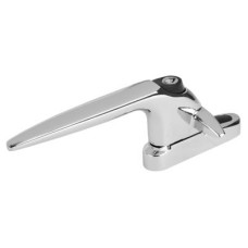 Trojan Sparta uPVC/Timber Cockspur Locking Window Handle - 21mm Nose Height - Left Hand - Chrome