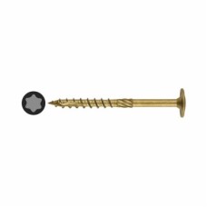 Reisser Timber Connector Torx Wafer Head Wood Screws - 8.0 x 100mm - Nano Bronze - Pack of 25