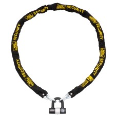 Burg Wachter 2m Chain & U-Lock/Padlock Security Kit - 108 x 55 x 53mm - Black