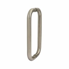 Exel 19mm D-Bar Door Pull Handle - Back to Back - 229mm Centres - Satin Stainless Steel