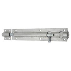 Traditional Tower Gate Bolt - Straight - 208mm Length - Galvanised