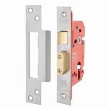 UNION 22EUS StrongBOLT Euro Profile Sashlock - 68mm Case - 45mm Backset - Satin Stainless Steel