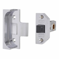 UNION 2650 Rebated Tubular Latch - 64mm Case - 44mm Backset - Silver