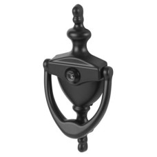 Arrone AR727K Traditional Urn Door Knocker With Viewer - 151 x 76mm - Black