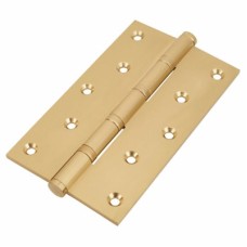 Performance Ball Bearing Butt Door Hinge - 152 x 89 x 4mm - Satin Brass - Pair