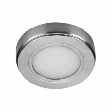 Sensio Hype 1.65W LED Round Cabinet Downlight - 3000K/4000K/5000K CCT - Stainless Steel