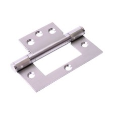 Ball Bearing Flush Door Hinge - 102 x 74 x 2.5mm - Satin Stainless Steel - Pair